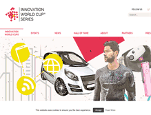 Tablet Screenshot of innovationworldcup.com